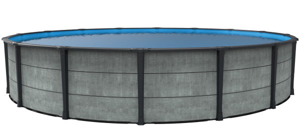 Saltwater 24 Foot Round Swimming Pool