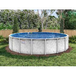 River Breeze 18’ 52 Inch Round Above Ground Swimming Pool